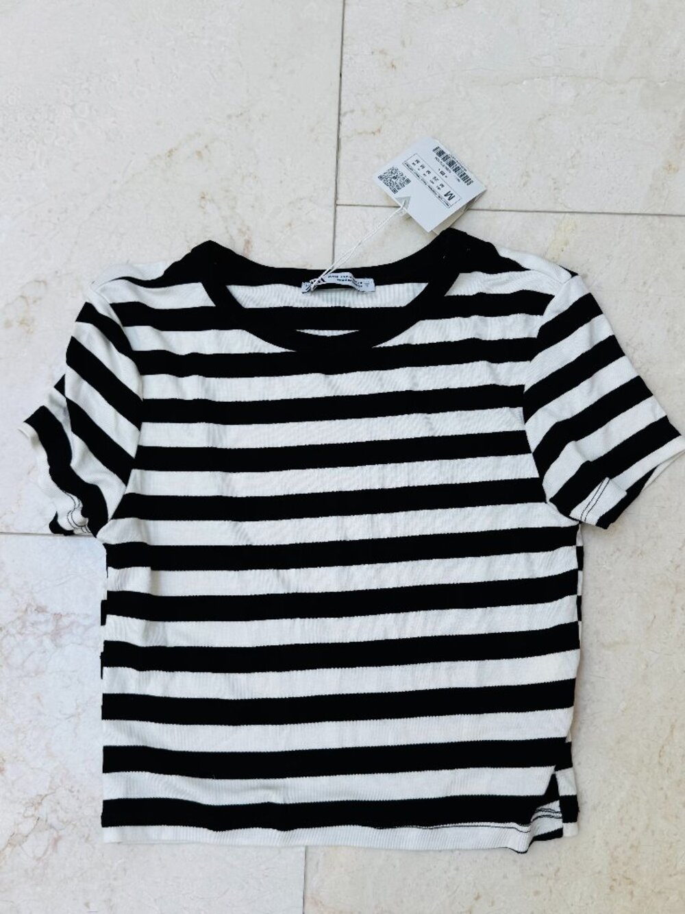 NWT Zara Adorable Striped Top Sz M